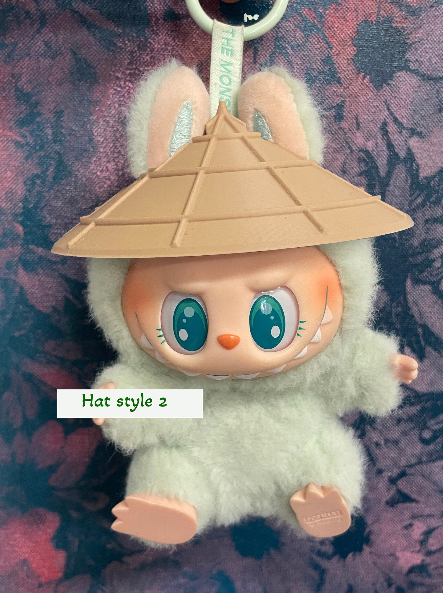 Rice Hat, Asian Conical hat for Labubu Bamboo Hat two styles