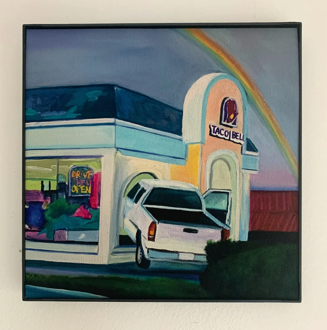 Taco Bell End of the Rainbow Print (Framed & ready to hang!)