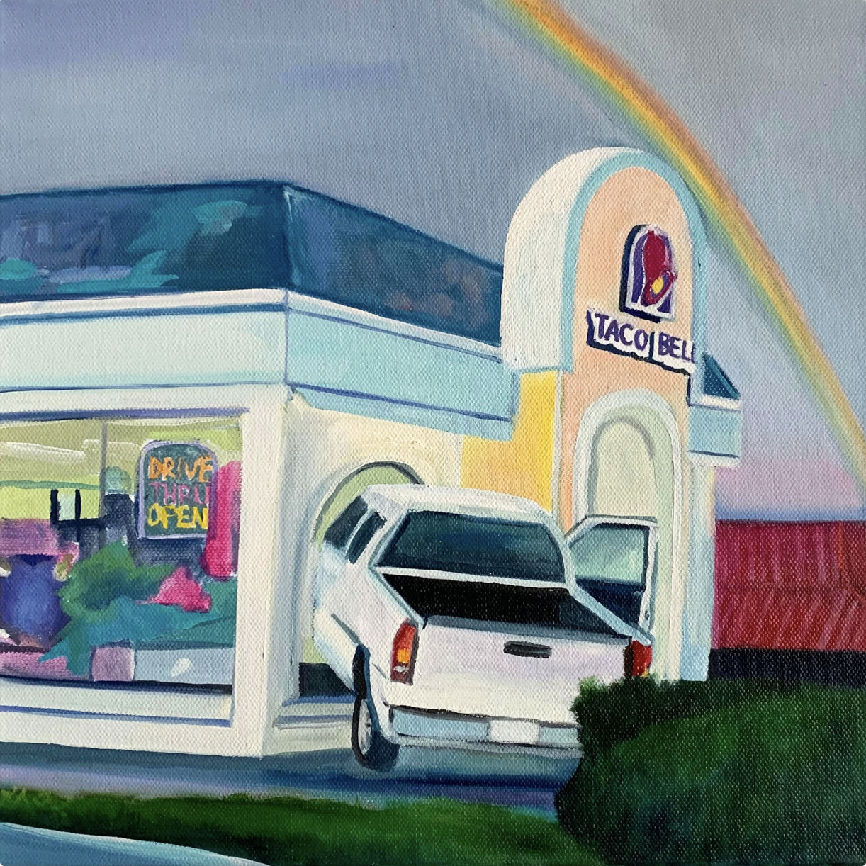 Taco Bell End of the Rainbow Print (Framed & ready to hang!)