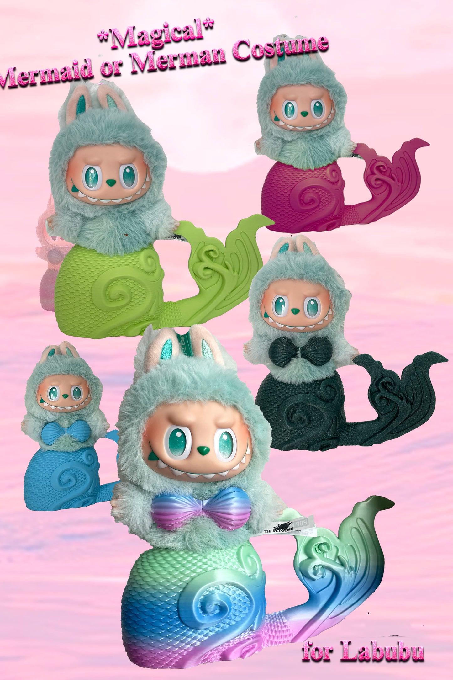 Mermaid Labubu Costume