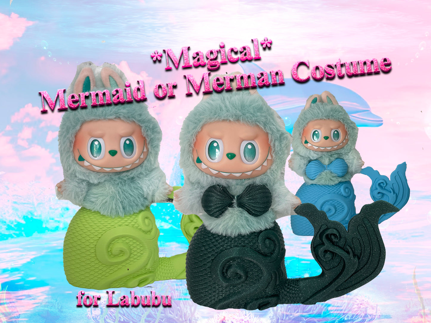 Mermaid Labubu Costume