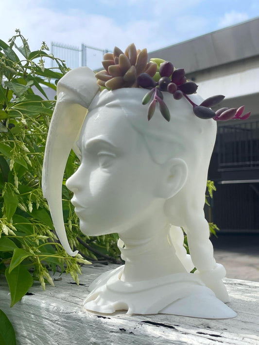 Jinx Planter succulent pot Arcane bust