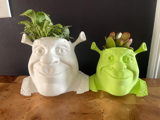 Shrek Planter: Ogre Pot with Drainage - Small or Large
